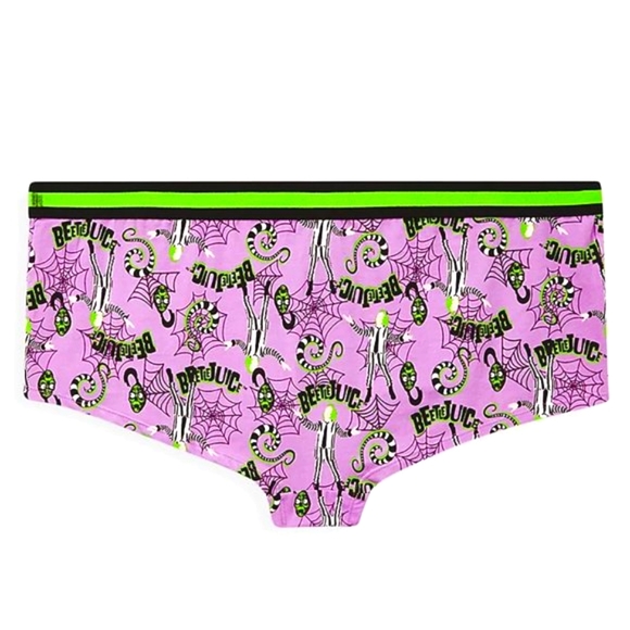 ❤️NWT VINTAGE TORRID BEETLEJUICE SPIDER WEB BOYSHORT PANTY PLUS SIZE HALLOWEEN - Picture 12 of 14